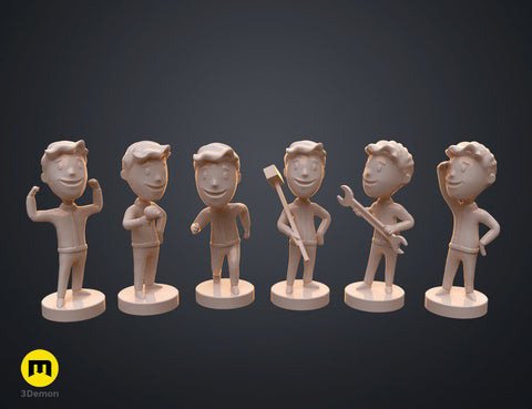 Vault Boy Bobblehead figures - Fallout
