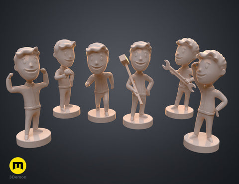 Vault Boy Bobblehead figures - Fallout