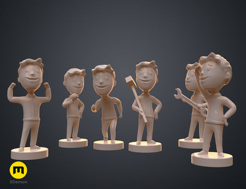 Vault Boy Bobblehead figures - Fallout