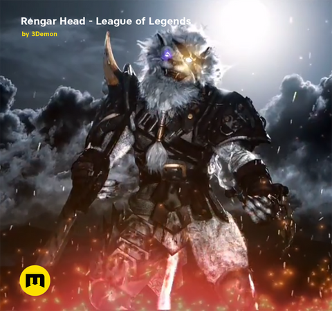 Rengar Head – League of Legends
