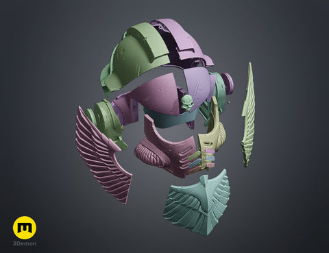 Space Marine Helmet - Bulwark Relic Secundus