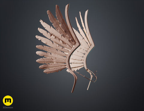 Dark Angels Bulwark Helmet Wings