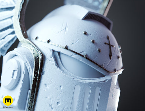 Dark Angels Bulwark Helmet Wings