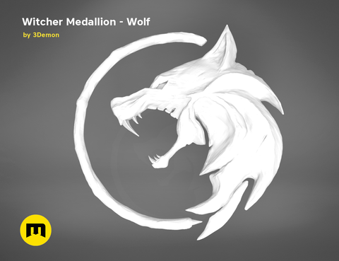 Geralt's Wolf Medalion — The Witcher