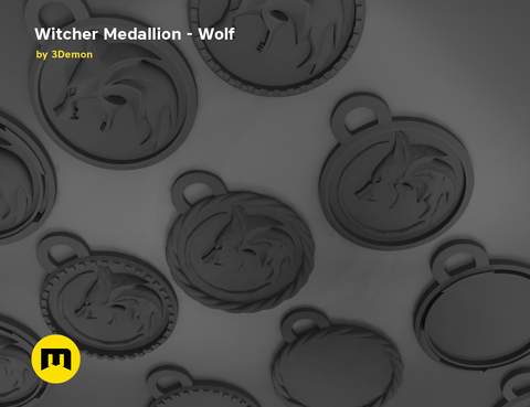 Geralt's Wolf Medalion — The Witcher