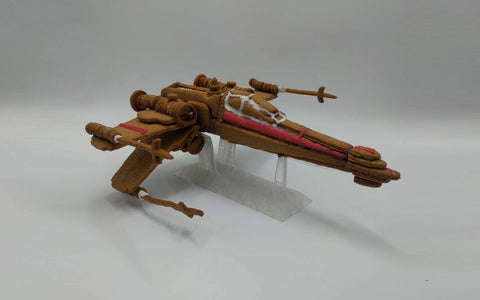 gingerbread christmas xwing starwars cookie