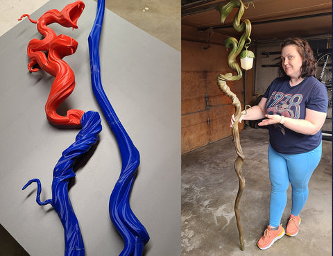 fearne critical role staff cosplay 3d print tutorial