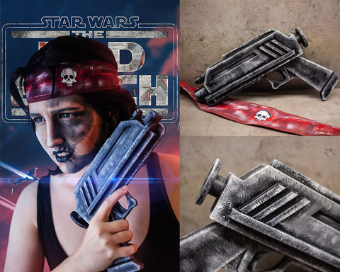 bad batch blaster 3d model tutorial