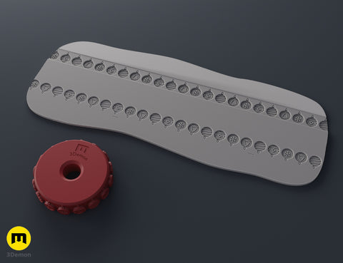 Stamp Wheels for Clay - Christmas patterns