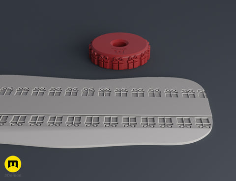 Stamp Wheels for Clay - Christmas patterns