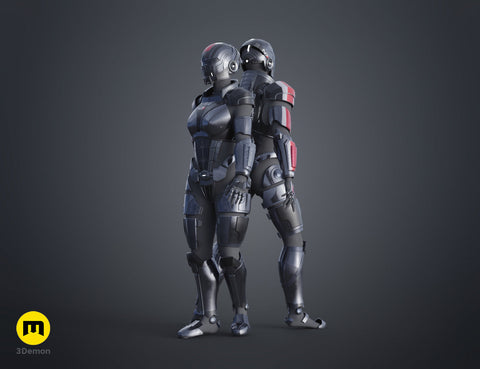 Mass Effect Commander Shepard Cosplay Collection