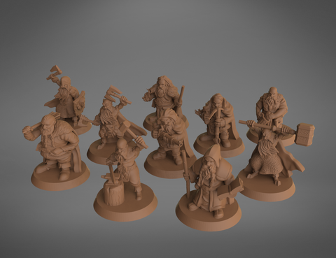 Dwarf Commando - D&D Set