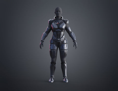 N7 Female Shepard Armor - Mass Effect