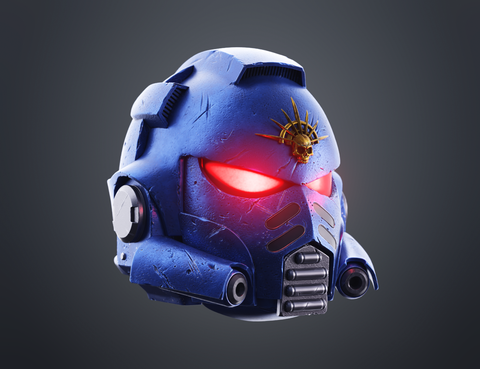 Space Marine Helmet Heavy