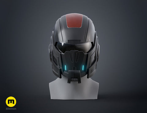 N7 Helmet - Mass Effect STL | 3D Printable Helmet N7 Helmet - Mass Effect STL | 3D Printable Helmet