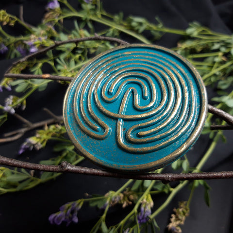 Celtic Labyrinth Belt Buckle