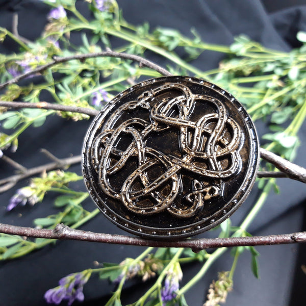 Celtic Snake Belt Buckle