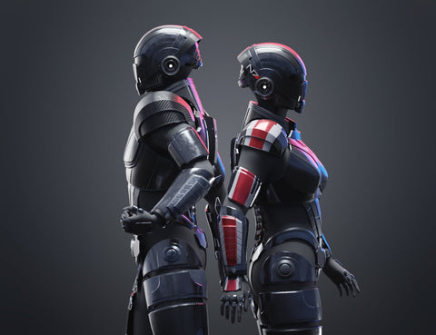 Mass Effect Commander Shepard Cosplay STL | 3D Print