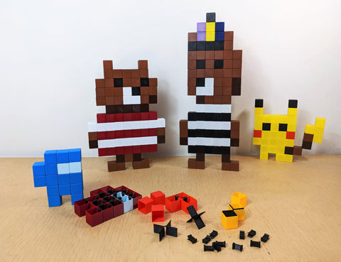 Pixel Art Building Blocks