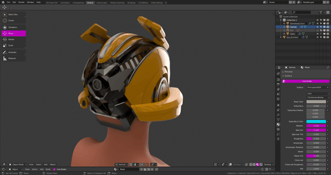 Bumblebee - wearable helmet