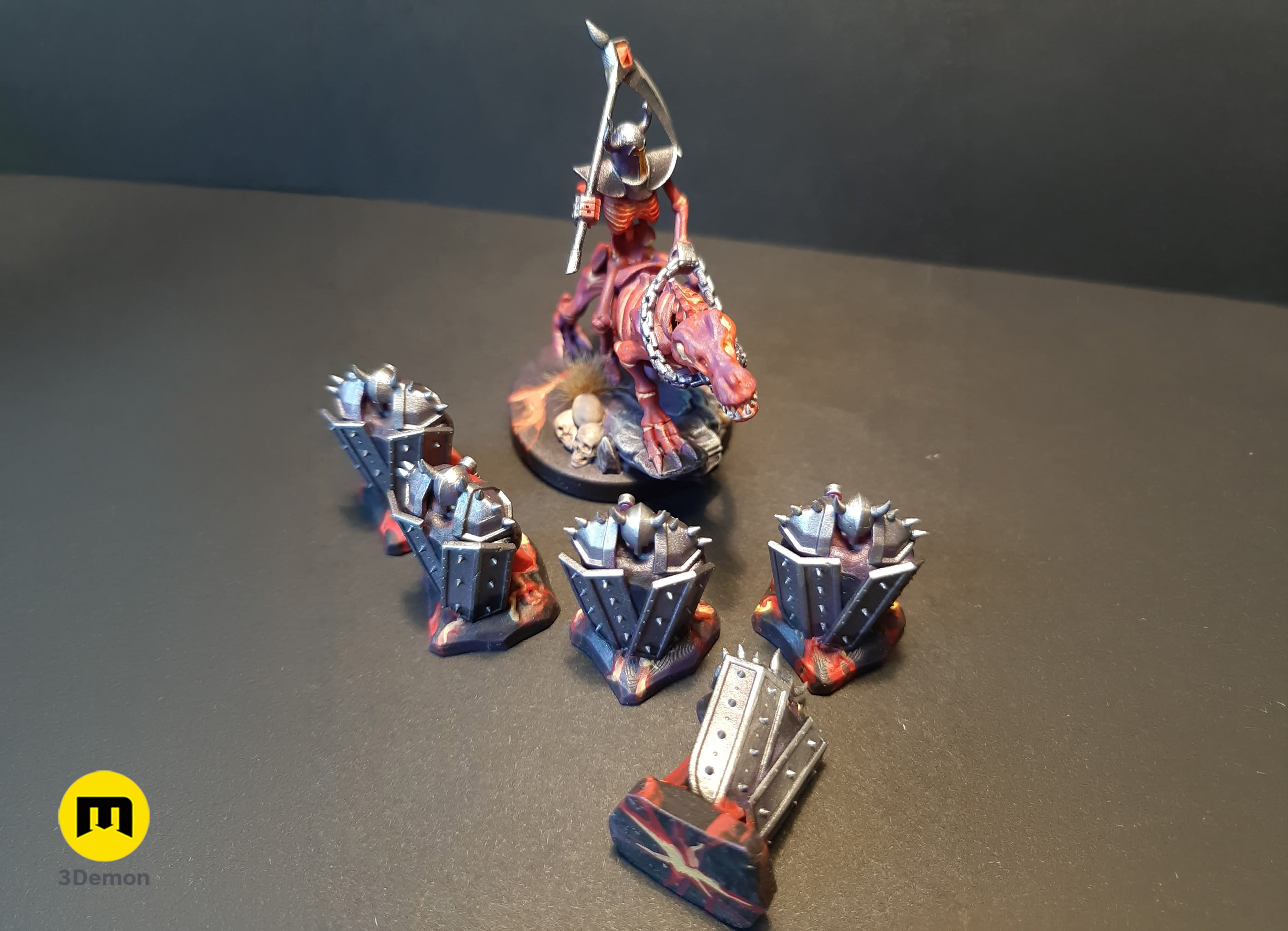 Karak II Dark General and Praetorians STL | 3D Print | 3Demon