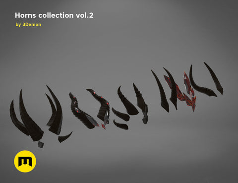 Animal and Character Horns for Cosplay - Bundle