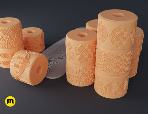 Texture Rollers - Aztec middle patterns