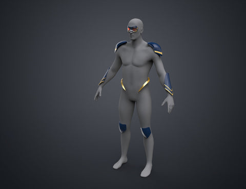 Black Lightning — Goggles and Armor