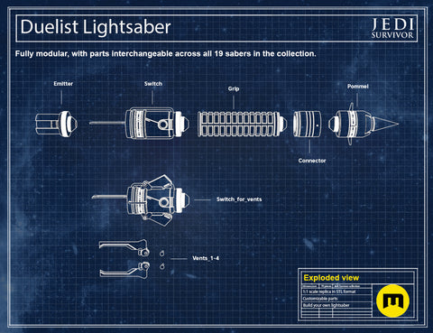 Duelist Lightsaber - Jedi Survivor
