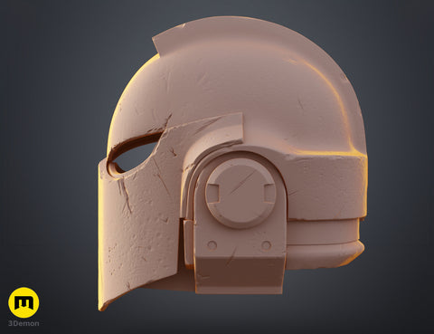 Space Marine Helmet - Bulwark Master Crafted