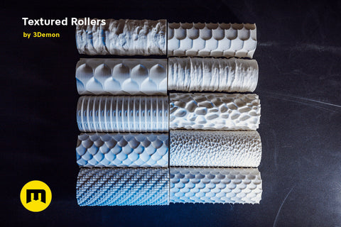 Stamp Wheels and Rollers for Clay and Cosplay
