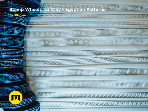 Stamp Wheels and Rollers for Clay and Cosplay