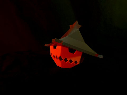 Spooky Cacturne Candle Lantern