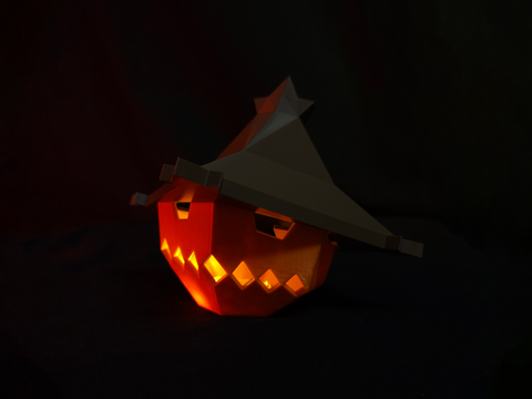 Spooky Cacturne Candle Lantern