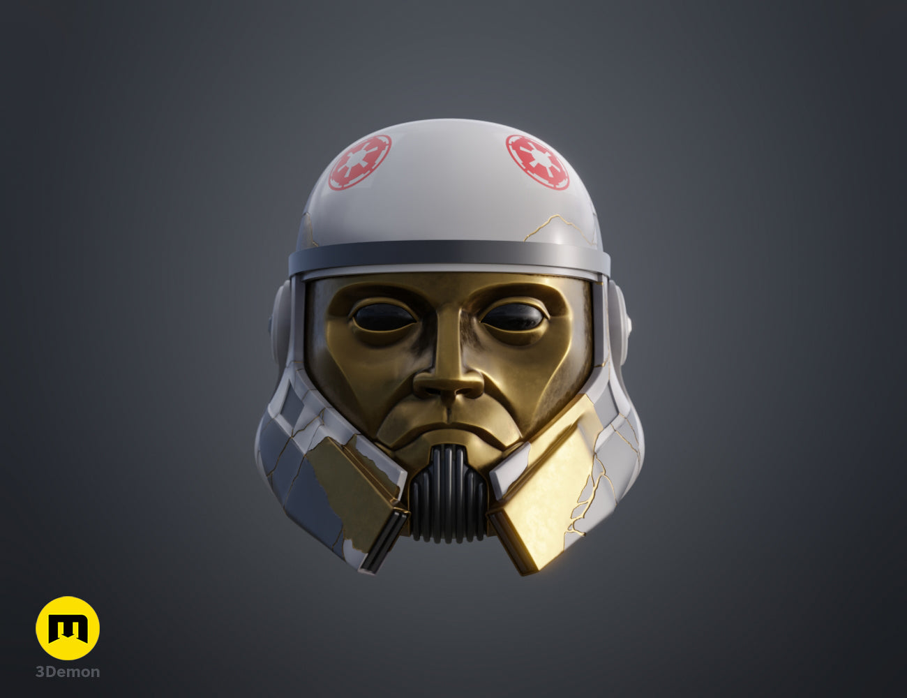 TheArth ✖️ Captainshelm ヘル次郎 Captain Enoch Helmet - Ahsoka STL | 3D Printable Helmet | 3Demon