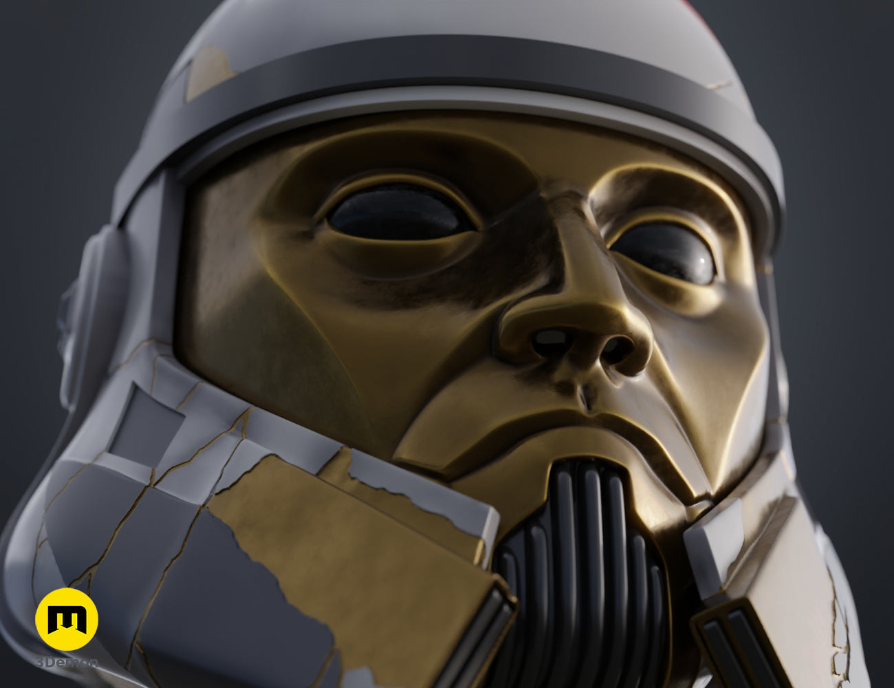 Captain Enoch Helmet - Ahsoka STL | 3D Printable Helmet | 3Demon
