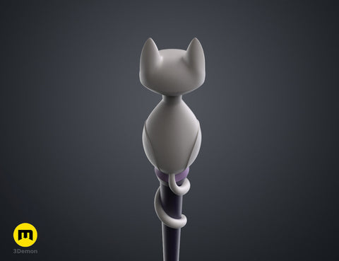 Amity's Cat Ghost Palisman Staff - The Owl House