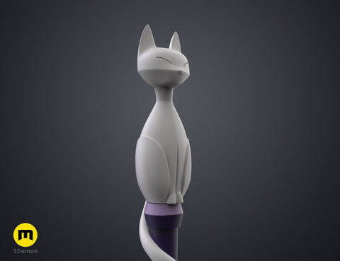 Amity's Cat Ghost Palisman Staff - The Owl House