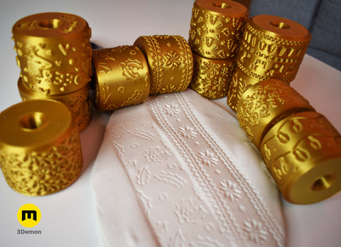 Texture Rollers Christmas middle