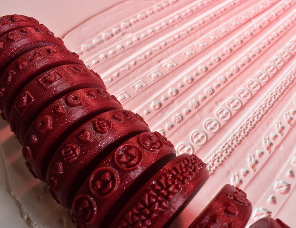Stamp wheels for Clay - Love Letter