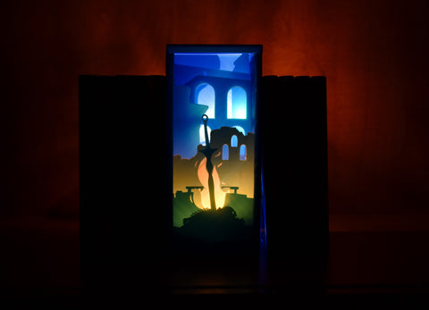 Dark Souls Bonfire Book Nook