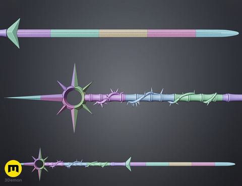 Lythienne Dark Enchantress Staff - Lords of the Fallen