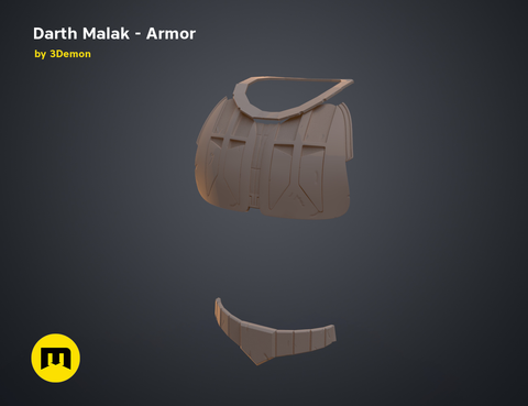 Darth Malak - Armor and Lightsaber Set