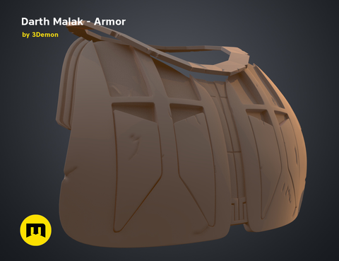 Darth Malak - Armor and Lightsaber Set