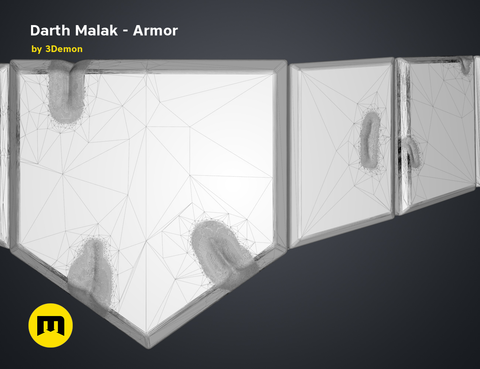 Darth Malak - Armor and Lightsaber Set