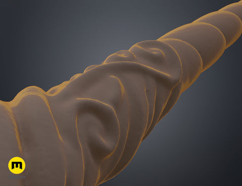 Decorated Unicorn horn