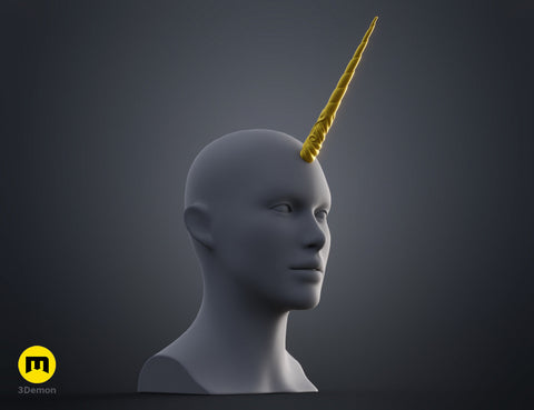 Decorated Unicorn horn