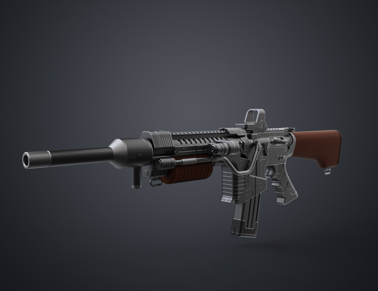 Khvostov 7G-0X STL | 3D Printable Prop Weapon | 3Demon