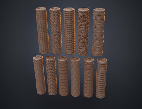 DnD terrain rollers - Roofs and Coverings