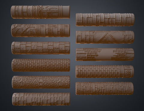 DnD terrain rollers - Walls and Surfaces
